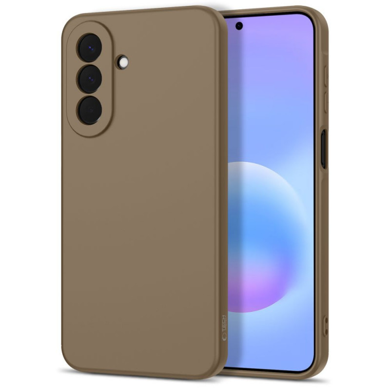Tech-Protect Icon silikonowe etui na Samsung Galaxy A27 5G, brązowe