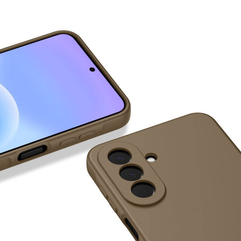 Tech-Protect Icon silikonowe etui na Samsung Galaxy A27 5G, brązowe