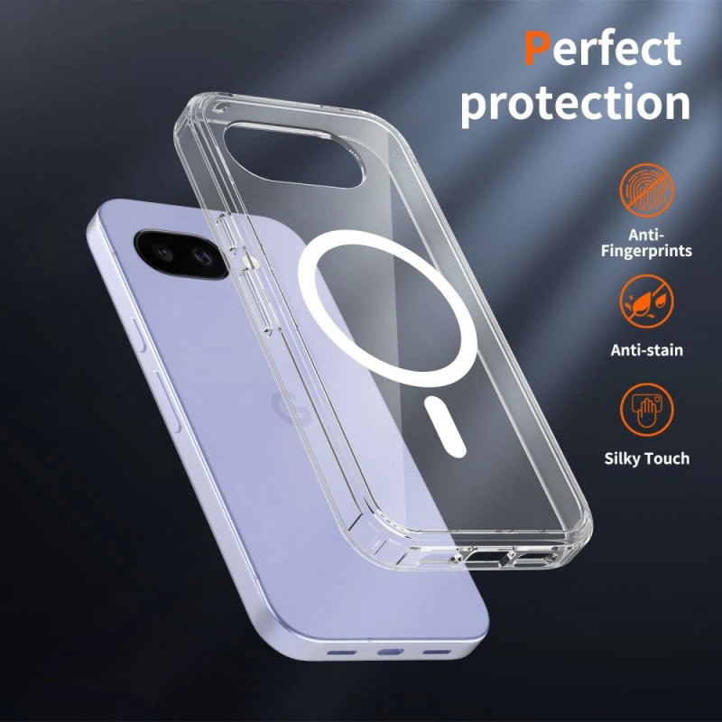 Etui Tech-Protect FlexAir Hybrid MagSafe do Google Pixel 10a, przezroczyste