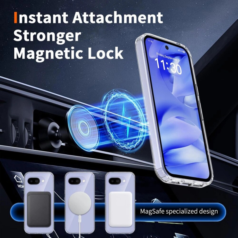 Etui Tech-Protect FlexAir Hybrid MagSafe do Google Pixel 10a, przezroczyste