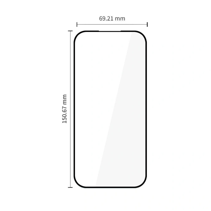 Tech-Protect Glass Fit+ szkło hartowane do Google Pixel 9a / 10a (2 szt.), czarny