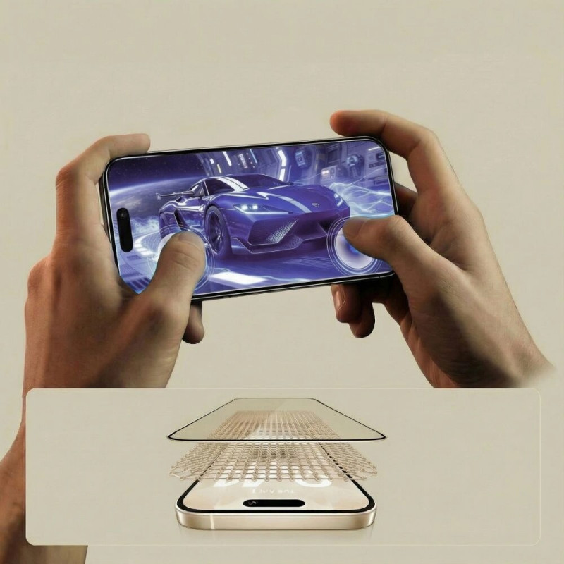 Tech-Protect Glass Fit+ szkło hartowane do Google Pixel 9a / 10a (2 szt.), czarny