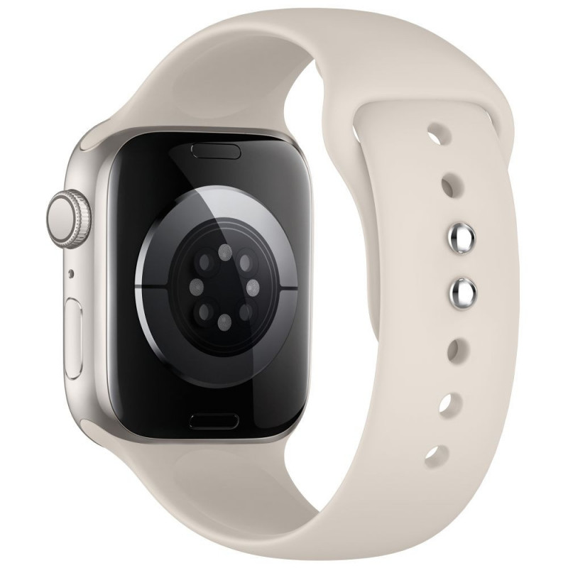 Tech-Protect pasek silikonowy do Apple Watch 8 / 9 / 10 / 11 / 12 / SE / Ultra 44/45/46/49 mm, Starlight