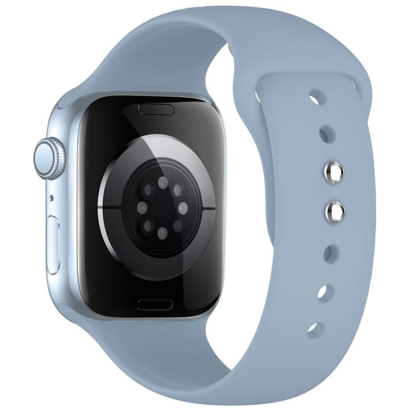 Tech-Protect pasek silikonowy do Apple Watch 8 / 9 / 10 / 11 / 12 / SE / Ultra 44/45/46/49 mm, Blue Jeans