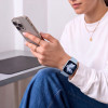 Tech-Protect pasek silikonowy do Apple Watch 8 / 9 / 10 / 11 / 12 / SE / Ultra 44/45/46/49 mm, Blue Jeans