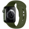 Tech-Protect pasek silikonowy do Apple Watch 8 / 9 / 10 / 11 / 12 / SE / Ultra 44/45/46/49 mm, Olive Green
