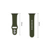 Tech-Protect pasek silikonowy do Apple Watch 8 / 9 / 10 / 11 / 12 / SE / Ultra 44/45/46/49 mm, Olive Green
