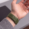 Tech-Protect pasek silikonowy do Apple Watch 8 / 9 / 10 / 11 / 12 / SE / Ultra 44/45/46/49 mm, Olive Green