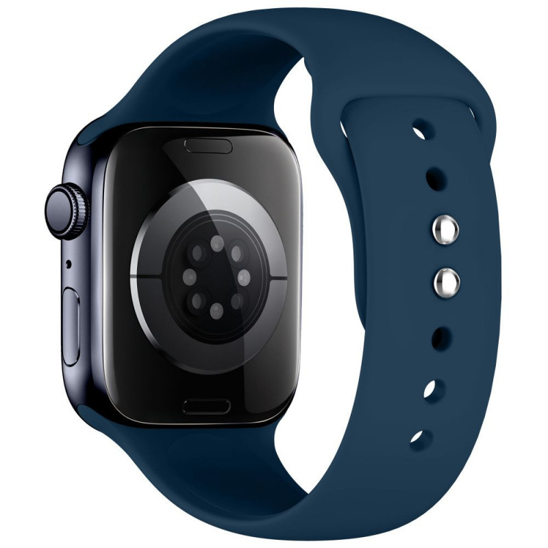 Tech-Protect pasek silikonowy do Apple Watch 8 / 9 / 10 / 11 / 12 / SE / Ultra 44/45/46/49 mm, Navy Blue