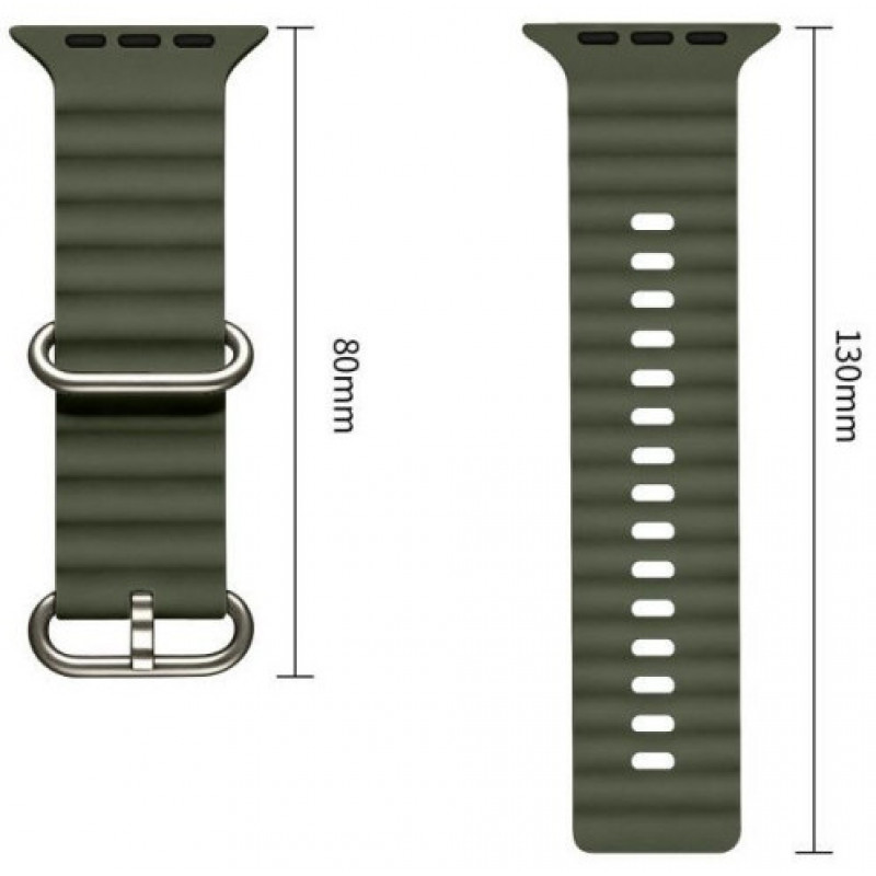 Tech-Protect Iconband Pro pasek do Apple Watch 8 / 9 / 10 / 11 / 12 / SE / Ultra 44/45/46/49 mm, Military Green