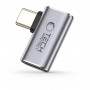 Tech-Protect UltraBoost AA01 kątowy adapter USB-C, szary