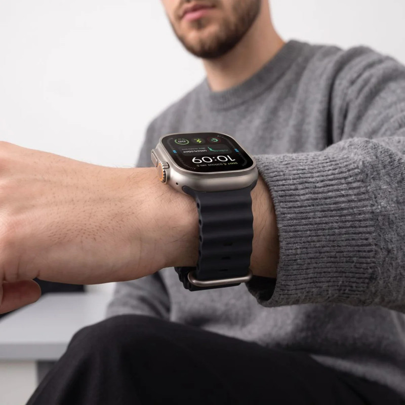 Tech-Protect Iconband Pro Apple Watch 8 / 9 / 10 / 11 / 12 / SE / Ultra 44/45/46/49 mm pasek, Charcoal Grey