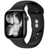 Tech-Protect pasek silikonowy do Apple Watch 8 / 9 / 10 / 11 / 12 / SE / Ultra 44/45/46/49 mm, czarny