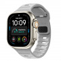 Tech-Protect Silicone Line Apple Watch 8 / 9 / 10 / 11 / 12 / SE / Ultra 44/45/46/49 mm pasek, Lunar Grey