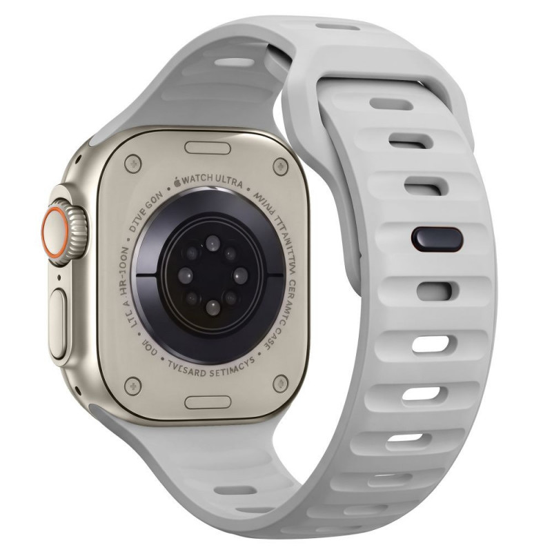 Tech-Protect Silicone Line Apple Watch 8 / 9 / 10 / 11 / 12 / SE / Ultra 44/45/46/49 mm pasek, Lunar Grey