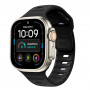 Tech-Protect Silicone Line pasek do Apple Watch 8 / 9 / 10 / 11 / 12 / SE / Ultra 44/45/46/49 mm, czarny