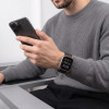 Tech-Protect Silicone Line pasek do Apple Watch 8 / 9 / 10 / 11 / 12 / SE / Ultra 44/45/46/49 mm, czarny