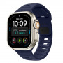 Tech-Protect Silicone Line Apple Watch 8 / 9 / 10 / 11 / 12 / SE / Ultra 44/45/46/49 mm pasek, Atlantic Blue