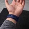 Tech-Protect Silicone Line Apple Watch 8 / 9 / 10 / 11 / 12 / SE / Ultra 44/45/46/49 mm pasek, Atlantic Blue