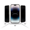 Tech-Protect Anti Spy Glass Pro+ szkło hartowane prywatyzujące do Apple iPhone 17e / 16e / 14 / 13 Pro / 13 (2 szt.), czarny