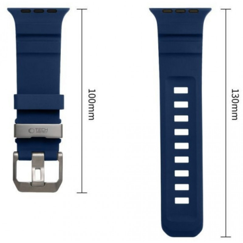 Tech-Protect Motion Apple Watch 8 / 9 / 10 / 11 / 12 / SE / Ultra 44/45/46/49 mm pasek, Nautical Blue