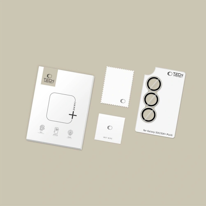 Tech-Protect Camring Fit+ osłona aparatu na Samsung Galaxy S26 / S26+ Plus, przezroczysta