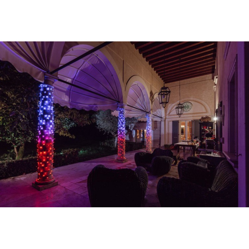 Twinkly Strings 250 lampki LED TWS250SPP-TEU, 5 mm RGBW, przezroczysty