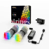 Twinkly Strings 250 lampki LED TWS250SPP-TEU, 5 mm RGBW, przezroczysty