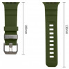 Tech-Protect Motion Apple Watch 8 / 9 / 10 / 11 / 12 / SE / Ultra 44/45/46/49 mm pasek, Tactical Green
