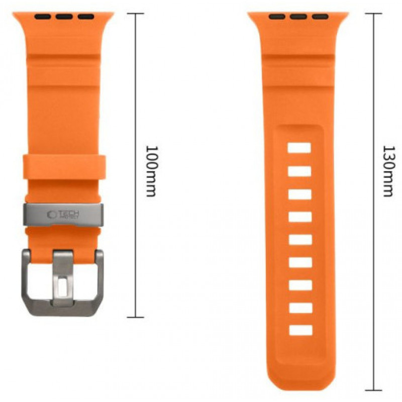 Tech-Protect Motion pasek do Apple Watch 8 / 9 / 10 / 11 / 12 / SE / Ultra 44/45/46/49 mm, Signal Orange