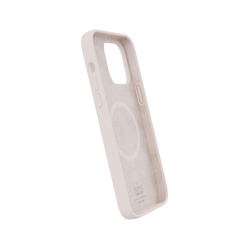 Puro ICON MAG MagSafe etui silikonowe do Apple iPhone 14 Pro Max, Dusty Pink