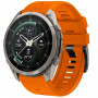 Tech-Protect Silicone Garmin Fenix 5 / 6 / 6 Pro / 7 / 8 / 8 Pro / E / 9 / 9 Pro 51 mm pasek, Signal Orange