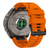 Tech-Protect Silicone Garmin Fenix 5 / 6 / 6 Pro / 7 / 8 / 8 Pro / E / 9 / 9 Pro 51 mm pasek, Signal Orange