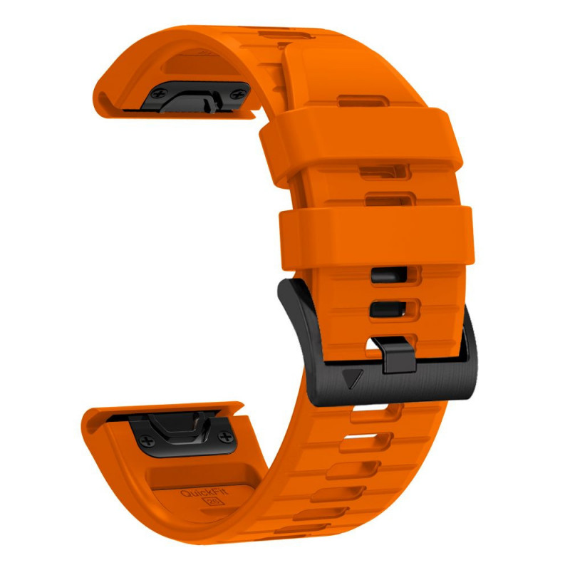 Tech-Protect Silicone Garmin Fenix 5 / 6 / 6 Pro / 7 / 8 / 8 Pro / E / 9 / 9 Pro 51 mm pasek, Signal Orange