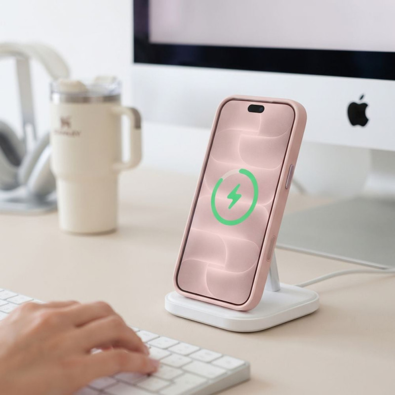 Tech-Protect MagPeak MagSafe CC etui Apple iPhone 17 Pro / 18 Pro Case THP6114, Matte Pink
