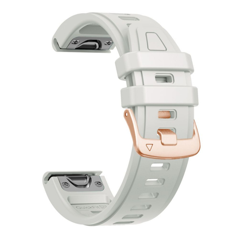 Pasek do zegarka Tech-Protect Silicone do Garmin Fenix 5s / 5s Plus / 6s / 6s Pro / 7s / 8 / 9 / 9 Pro 43 mm, Fog Grey