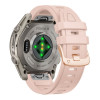 Tech-Protect Silikonowy pasek do zegarka dla Garmin Fenix 5s / 5s Plus / 6s / 6s Pro / 7s / 8 / 9 / 9 Pro 43 mm, Powder Pink