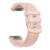 Tech-Protect Silikonowy pasek do zegarka dla Garmin Fenix 5s / 5s Plus / 6s / 6s Pro / 7s / 8 / 9 / 9 Pro 43 mm, Powder Pink