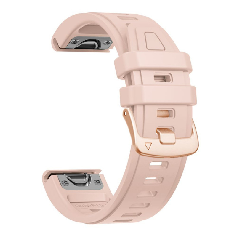 Tech-Protect Silikonowy pasek do zegarka dla Garmin Fenix 5s / 5s Plus / 6s / 6s Pro / 7s / 8 / 9 / 9 Pro 43 mm, Powder Pink