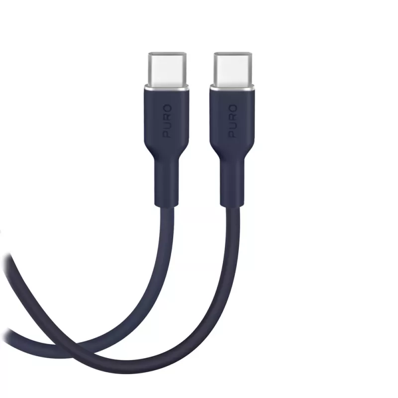 Puro Icon 60W kabel USB-C do USB-C 1,5 m, Navy Blue