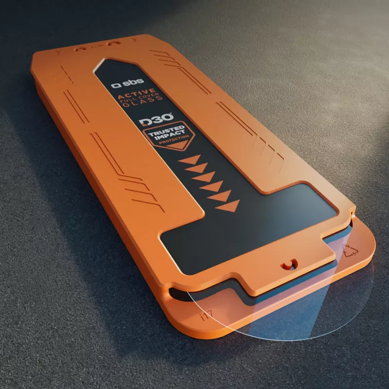 SBS D3O szkło hartowane z aplikatorem do iPhone 17 Pro (1 szt.)