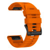 Tech-Protect Pasek do zegarka z silikonu do Garmin Fenix 5 / 6 / 6 Pro / 7 / 8 / 8 Pro / E / 9 / 9 Pro 47 mm, Signal Orange