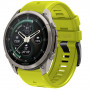 Tech-Protect Pasek do zegarka z silikonu do Garmin Fenix 5 / 6 / 6 Pro / 7 / 8 / 8 Pro / E / 9 / 9 Pro 51 mm, Volt Lime