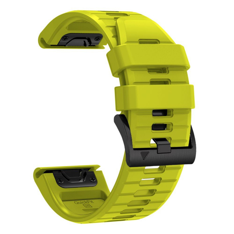 Tech-Protect Pasek do zegarka z silikonu do Garmin Fenix 5 / 6 / 6 Pro / 7 / 8 / 8 Pro / E / 9 / 9 Pro 51 mm, Volt Lime