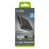 Power bank SBS HD 10W 5000mAh USB-C z wyświetlaczem LCD, czarny