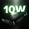 Power bank SBS HD 10W 5000mAh USB-C z wyświetlaczem LCD, czarny