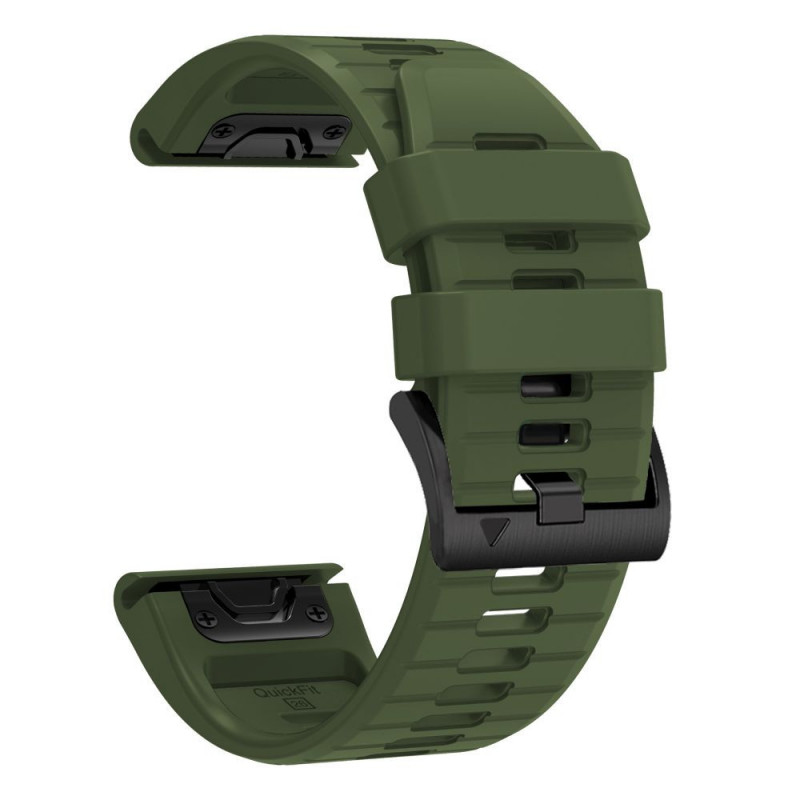 Pasek do zegarka Tech-Protect Silicone do Garmin Fenix 5 / 6 / 6 Pro / 7 / 8 / 8 Pro / E / 9 / 9 Pro 51 mm, Military Green