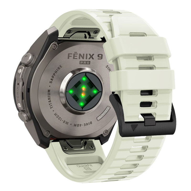 Pasek do zegarka Tech-Protect Silicone do Garmin Fenix 5 / 6 / 6 Pro / 7 / 8 / 8 Pro / E / 9 / 9 Pro 47 mm, Stone Grey