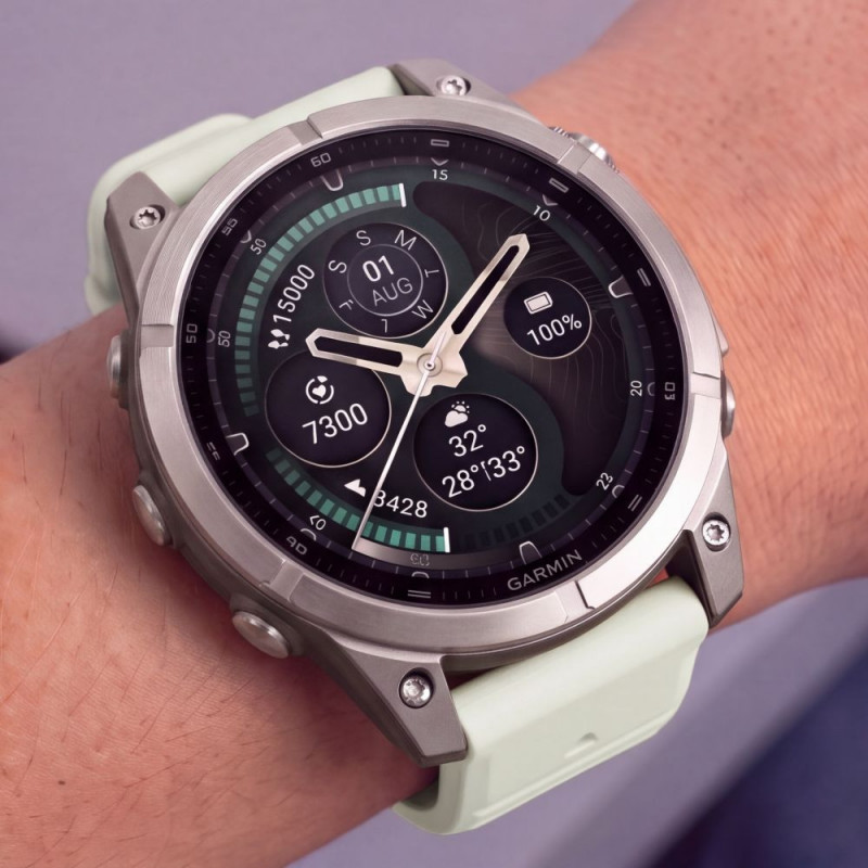 Pasek do zegarka Tech-Protect Silicone do Garmin Fenix 5 / 6 / 6 Pro / 7 / 8 / 8 Pro / E / 9 / 9 Pro 47 mm, Stone Grey