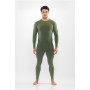 Viking Altis Man Set zestaw bielizny termoaktywnej męskiej z merino, ciemnozielony, M